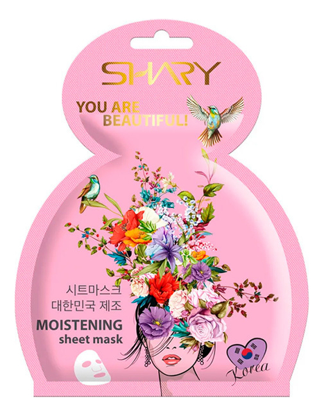 Купить Глубоко увлажняющая маска для лица на тканевой основе Moistening Sheet Mask 22г, SHARY