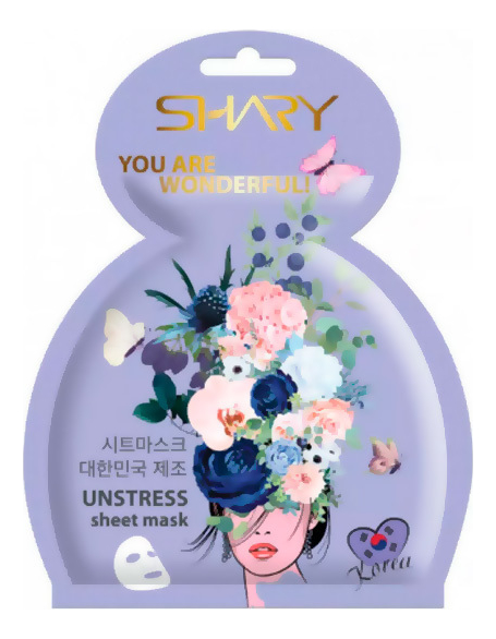 активно восстанавливающая маска для лица на тканевой основе unstress sheet mask 22г Активно восстанавливающая маска для лица на тканевой основе Unstress Sheet Mask 22г