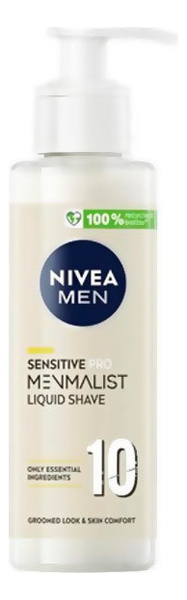 

Жидкий крем для бритья чувствительной кожи Sensitive Pro Menmalist 200мл