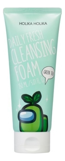 

Очищающая пенка для лица с экстрактом зеленого чая Among Us Daily Fresh Green Tea Cleansing Foam 150мл