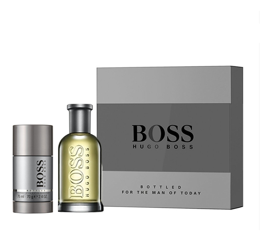 Boss Bottled: набор (т/вода 200мл + дезодорант 75г)