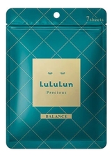 LuLuLun Антивозрастная тканевая маска Увлажнение и восстановление эластичности Precious Balance Green