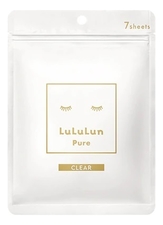 LuLuLun Тканевая маска для лица Увлажнение и чистая кожа Face Mask Pure Clear White