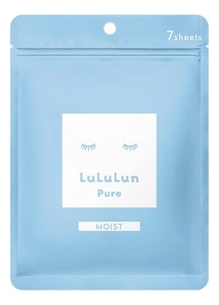 цена Тканевая маска для глубокого увлажнения обезвоженной кожи лица Face Mask Pure Blue Moist: Маска 7шт