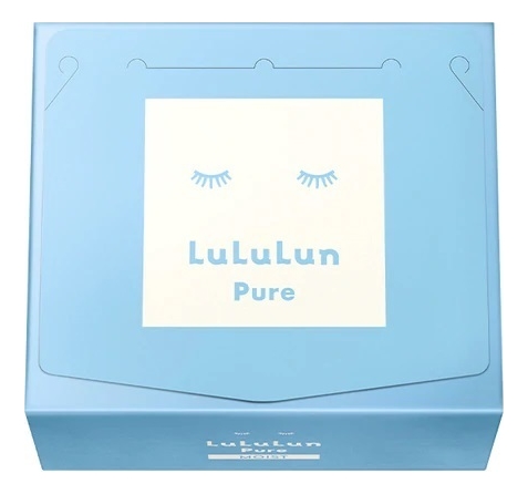 Купить Тканевая маска для глубокого увлажнения обезвоженной кожи лица Face Mask Pure Blue Moist: Маска 32шт, LuLuLun