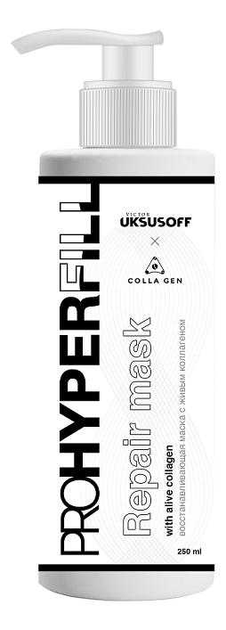 

Восстанавливающая маска для волос c живым коллагеном Hyperfill Pro Repair Mask 250мл