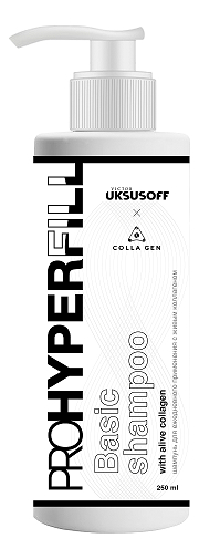 

Шампунь для ежедневного применения с живым коллагеном Hyperfill Pro Basic Shampoo 250мл