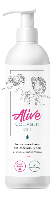 

Биоактивный гель для деликатных зон с живым коллагеном Alive Collagen Gel 250мл