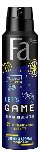 

Дезодорант для тела Let's Game 150мл