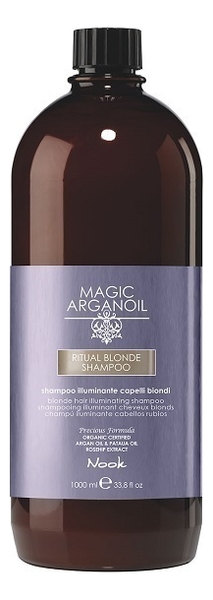 

Шампунь для блондированных волос Magic Arganoil Ritual Blonde Shampoo: Шампунь 1000мл, Шампунь для блондированных волос Magic Arganoil Ritual Blonde Shampoo