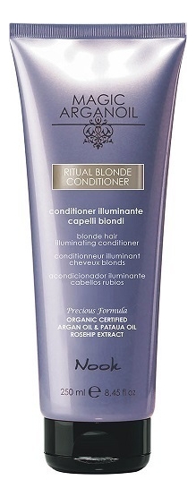 Кондиционер для блондированных волос Magic Arganoil Ritual Blonde Conditioner: Кондиционер 250мл шампунь для блондированных волос magic arganoil ritual blonde shampoo шампунь 250мл