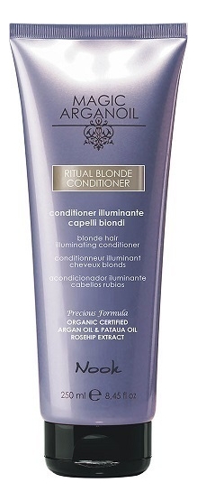 шампунь для блондированных волос magic arganoil ritual blonde shampoo шампунь 250мл Кондиционер для блондированных волос Magic Arganoil Ritual Blonde Conditioner: Кондиционер 250мл