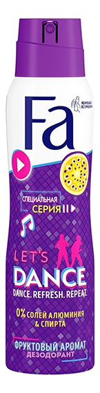 

Дезодорант для тела спрей Let's Dance 150мл