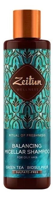 

Мицеллярный шампунь для жирных волос Ритуал свежести Wellness Balancing Micellar Shampoo 250мл