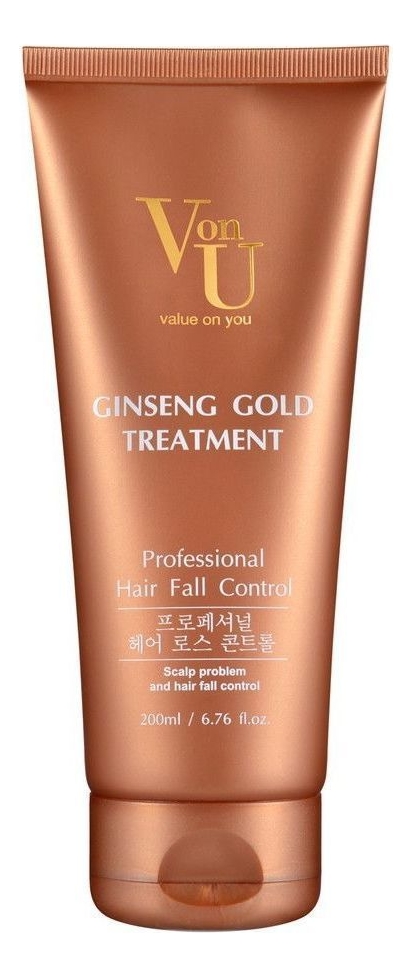 

Маска для волос с экстрактом золотого женьшеня Ginseng Gold Treatment 200мл