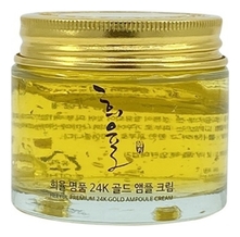 Lebelage Ампульный крем для лица с экстрактом золота Heeyul Premium 24K Gold Ampoule Cream 70мл