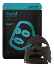 Timeless Truth Mask Очищающая и придающая сияние маска для лица на основе активированного угля Anti-Imperfection Black Charcoal Mask