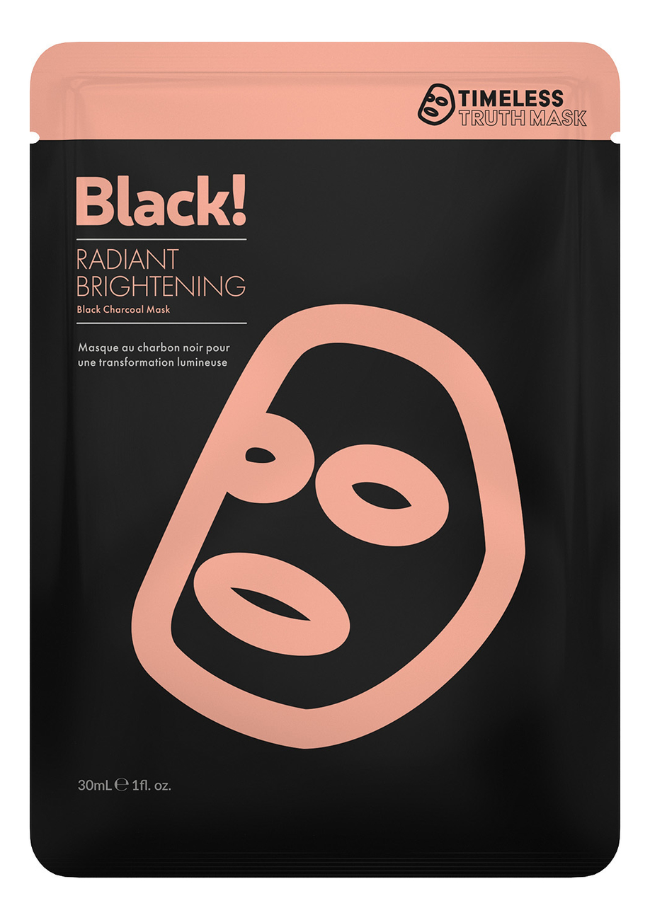 Маска для лица с эффектом отдохнувшего сияющего лица на основе активированного угля Radiant Transformation Black Charcoal Mask: Маска 30мл