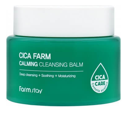Гидрофильный бальзам с экстрактом центеллы азиатской Cica Farm Calming Cleansing Balm 95мл