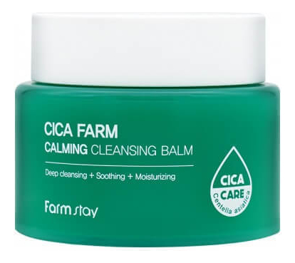 Гидрофильный бальзам с экстрактом центеллы азиатской Cica Farm Calming Cleansing Balm 95мл гидрофильный бальзам с экстрактом центеллы азиатской cica farm calming cleansing balm 95мл