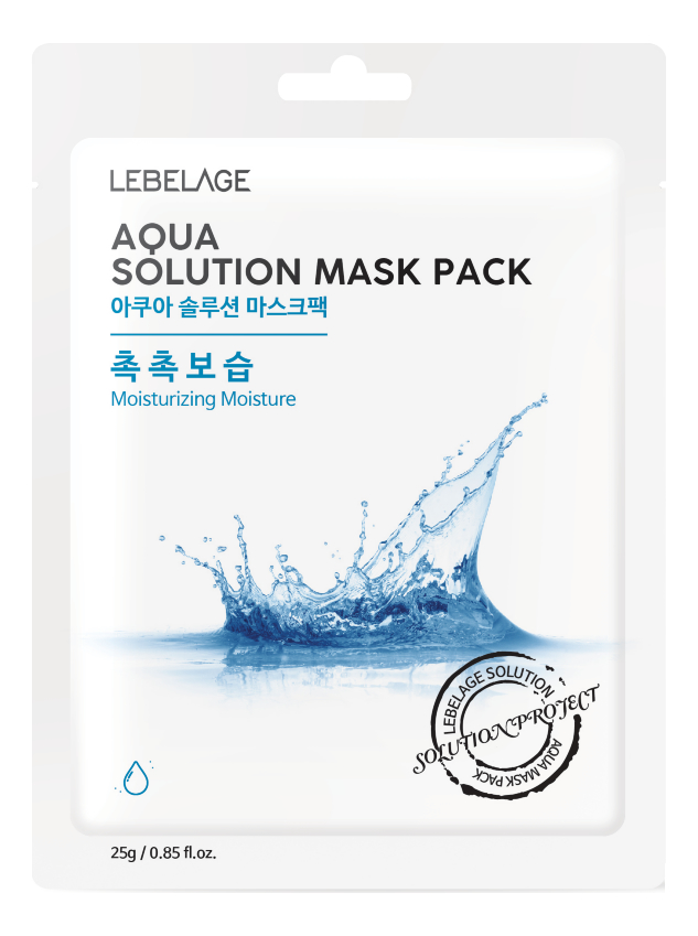 Тканевая маска для лица с морской водой Aqua Solution Mask Pack 25г