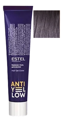 Краска-гель для волос Anti-Yellow 60мл: AY/86 Жемчужно-фиолетовый нюанс estel гель краска anti yellow ay 16