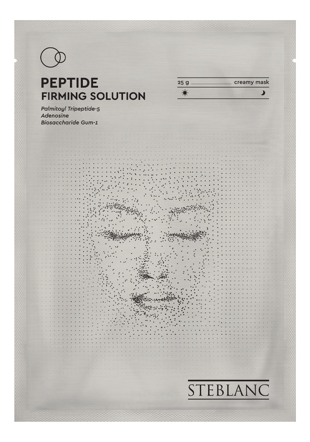 

Тканевая крем-маска для лица укрепляющая с пептидами Peptide Firming Solution 31г