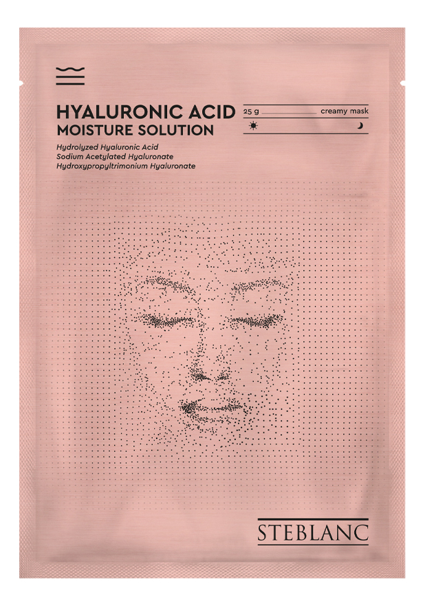 

Тканевая маска для лица увлажняющая с гилауроновой кислотой Hyaluronic Acid Moisture Solution 29г