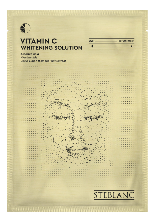 

Тканевая маска-сыворотка для лица с витамином С Vitamin C Whitening Solution 33г