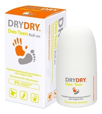 Dry Dry Парфюмированный дезодорант для подростков Deo Teen Roll-On 50мл