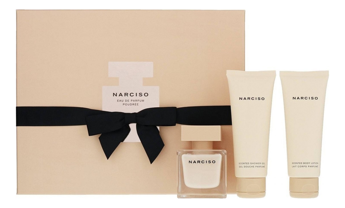 

Narciso Poudree: набор (п/вода 50мл + гель д/душа 50мл + лосьон д/тела 50мл), Narciso Poudree
