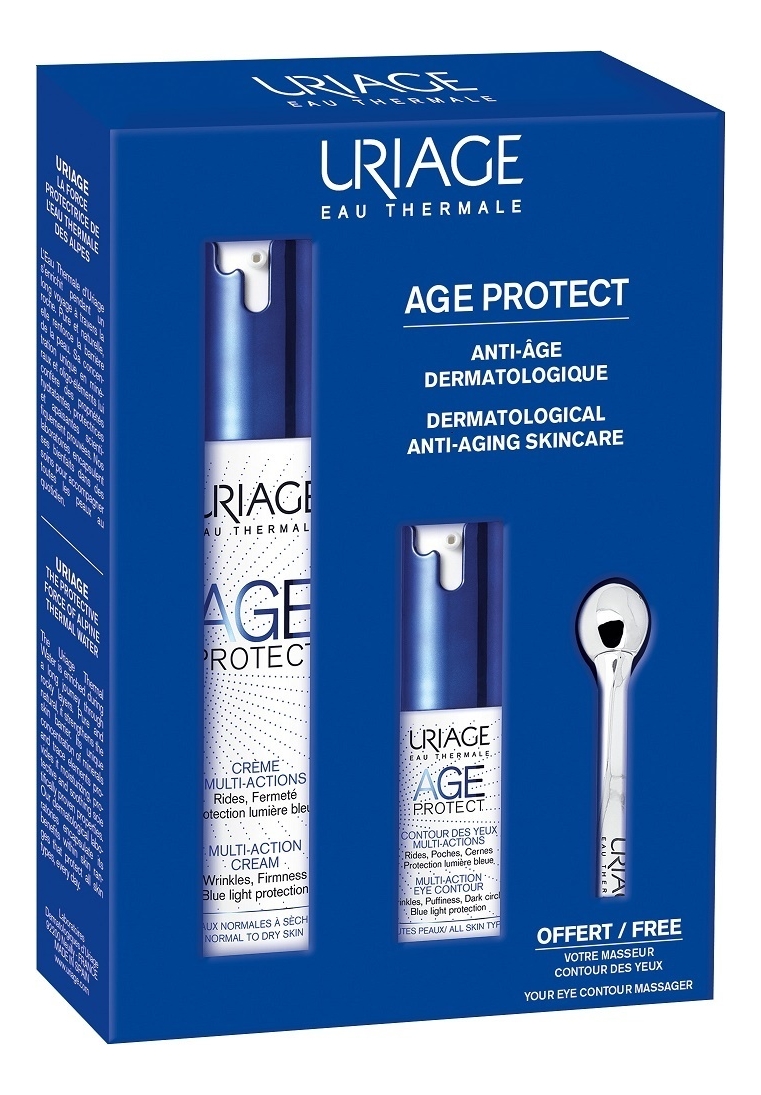 Набор для лица Age Protect (дневной крем Multi-Action Cream 40мл + многофункциональный крем д/кожи вокруг глаз Multi-Action Eye Contour 15мл + массажер)