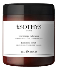 Sothys Изысканный скраб для тела с корицей и имбирем Delicious Scrub 200мл