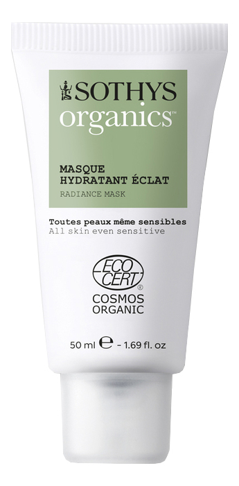 Увлажняющая маска для лица придающая сияние Organics Masque Hydratant Eclat 50мл маска для лица увлажняющая и успокаивающая les essentiels masque apaisant eclat 50мл