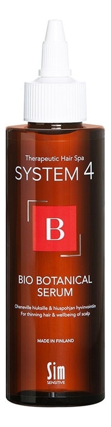 Биоботаническая сыворотка против выпадения и для стимуляции роста волос System 4 Bio Botanical Serum B: Сыворотка 150мл