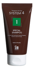 Sim Sensitive Терапевтический шампунь для нормальной и жирной кожи головы System 4 Special Shampoo No1