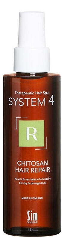 

Терапевтический спрей для восстановления структуры волос System 4 Chitosan Hair Repair R: Спрей 150мл, Терапевтический спрей для восстановления структуры волос System 4 Chitosan Hair Repair R
