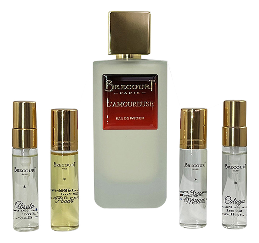 

L'Amoureuse: набор (п/вода 100мл + absolu 5 мл + одеколон 5мл + Secret Molecule 7мл + Note Poudree 7мл), L'Amoureuse