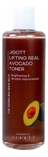 Jigott Антивозрастной тонер с экстрактом авокадо Lifting Real Avocado Toner 300мл