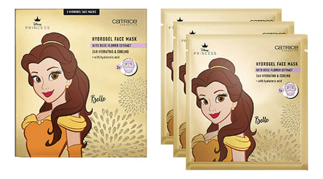 

Гидрогелевая маска для лица Disney Princess Belle: Маска 3шт, Гидрогелевая маска для лица Disney Princess Belle