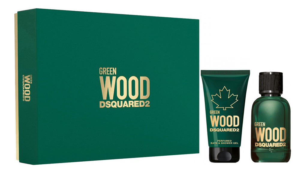 

Green Wood: набор (т/вода 100мл + гель д/душа 150мл), Green Wood