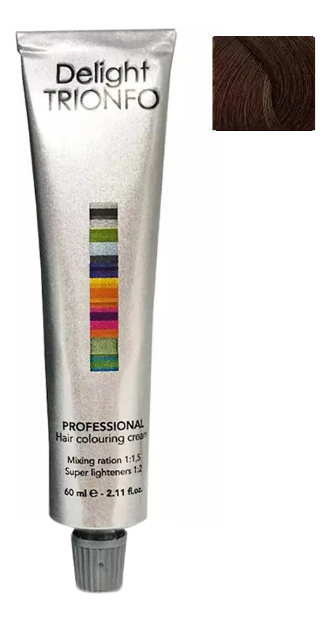 

Стойкая крем-краска для волос Delight Trionfo Hair Colouring Cream 60мл: 6-5 Темный русый золотистый, Стойкая крем-краска для волос Delight Trionfo Hair Colouring Cream 60мл