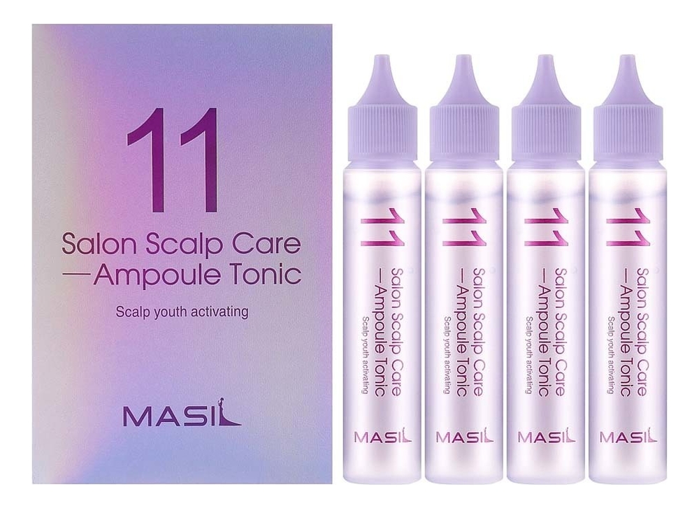 Тоник для кожи головы 11 Salon Scalp Care Ampoule Tonic 4*30мл