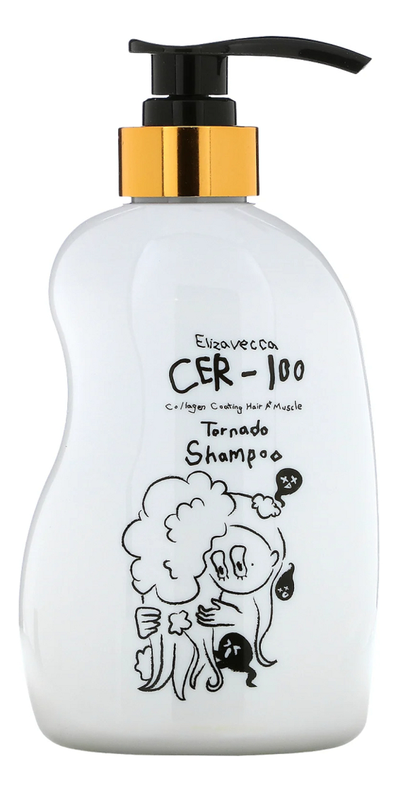 

Шампунь для волос с коллагеном Cer-100 Collagen Coating Hair A+ Muscle Tornado Shampoo 500мл