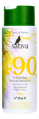 Деликатный бессульфатный шампунь для волос Sulfate-Free Delicate Shampoo No490 250мл