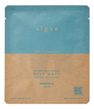 Whamisa Маска для увлажнения и лифтинга из 100% морских водорослей Algae Skin Soothing & Radiance Kelp Mask 23г