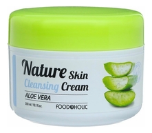 FoodaHolic Очищающий крем для лица с экстрактом алоэ вера Aloe Vera Cleansing Cream 300мл