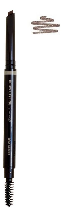 Автокарандаш для бровей с щеточкой Brow Styling Pencil 0,35г: Brown