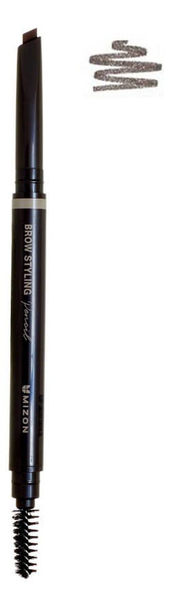 Автокарандаш для бровей с щеточкой Brow Styling Pencil 0,35г: Gray Brown
