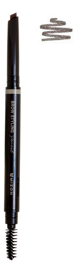 

Автокарандаш для бровей с щеточкой Brow Styling Pencil 0,35г: Gray Brown, Автокарандаш для бровей с щеточкой Brow Styling Pencil 0,35г